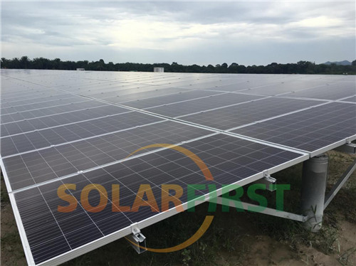 13MWp Concrete Pile Solar Ground Mounting Project