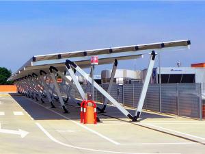 structure de montage solaire pv pour parking voiture