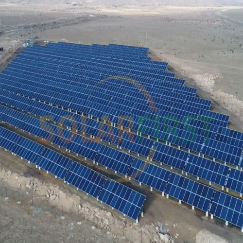 Projet de montage au sol solaire de 1,5 mW en Arménie 2019