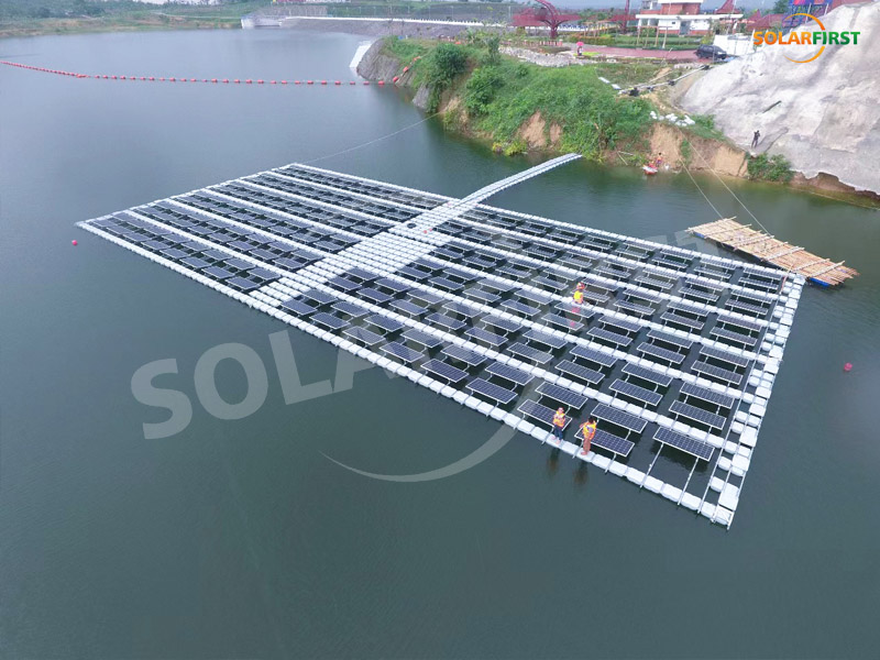 Projet de centrale photovoltaïque flottante de 68KWc en Indonésie