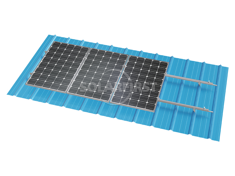aluminum alloy solar mounting clamp for angle type color steel roof