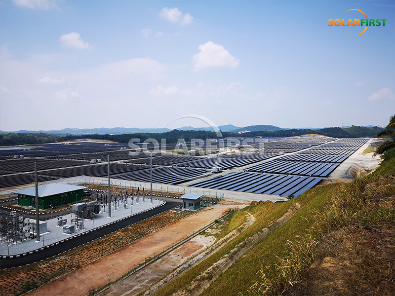 Centrale solaire au sol de 60 MWc en Malaisie