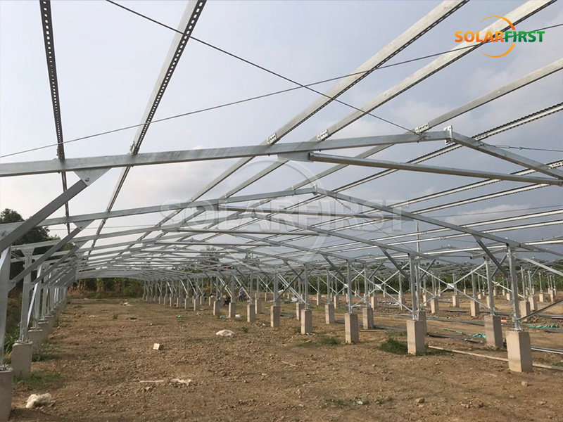 Centrale solaire agricole au sol de 5 MWc au Vietnam
