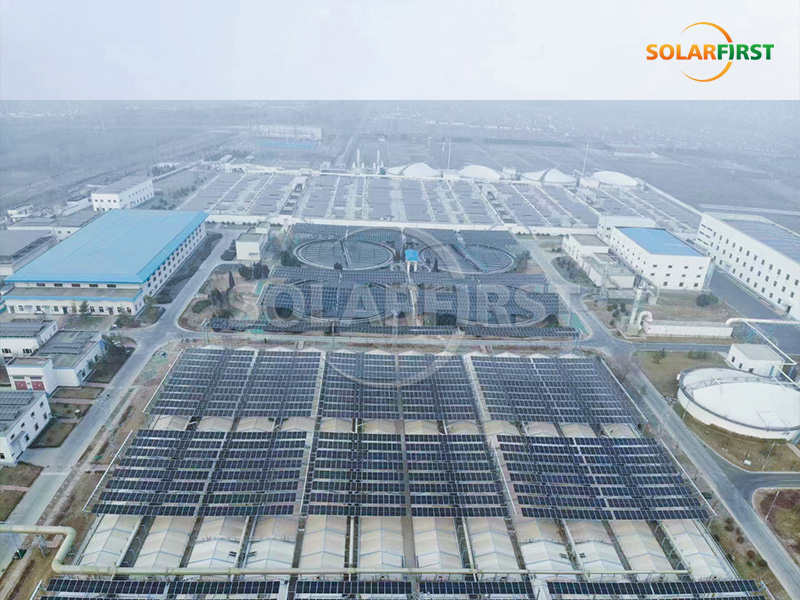 Centrale solaire à structure flexible de 1,9 MWc en Chine