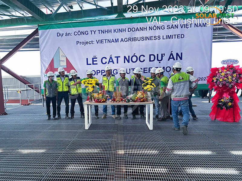 Projet de grille en acier de 15 000 mètres carrés au Vietnam