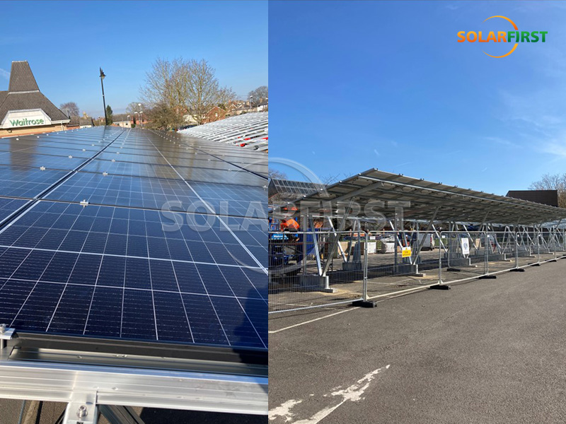 Solution de parking photovoltaïque BIPV solaire de 300 kWc à Sudbury