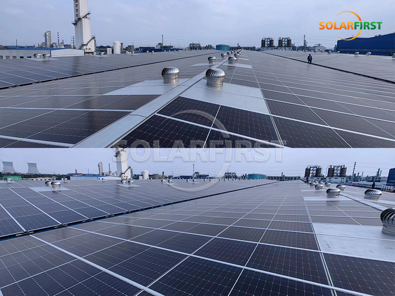 Solution de toiture photovoltaïque intégrée (BIPV) de 3 MWc en Chine