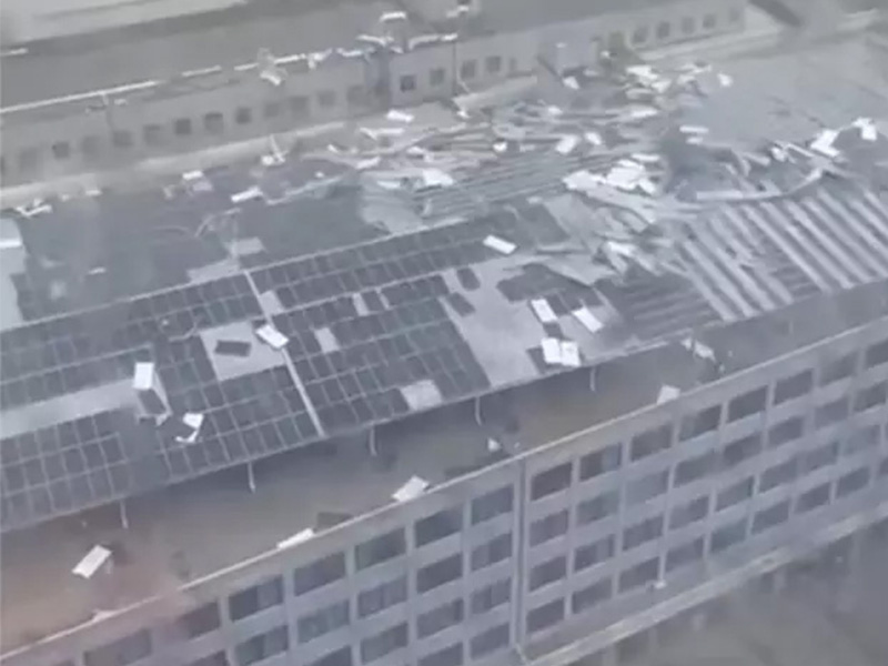 Le projet solaire photovoltaïque en toiture de Solar First a résisté sans dommage au typhon Doksuri.