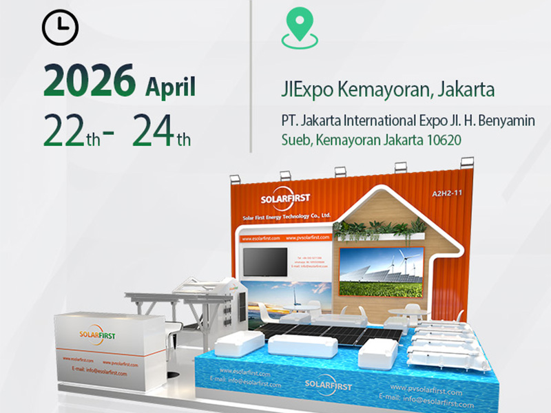 Rejoignez Solar First Group à SOLARTECH 2026 à Jakarta !