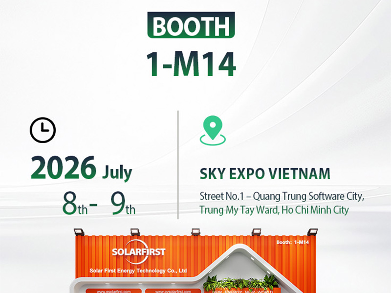 Rendez-vous à Hô Chi Minh-Ville : Solar First Group vous invite à participer à Solar & Storage Live Vietnam 2026