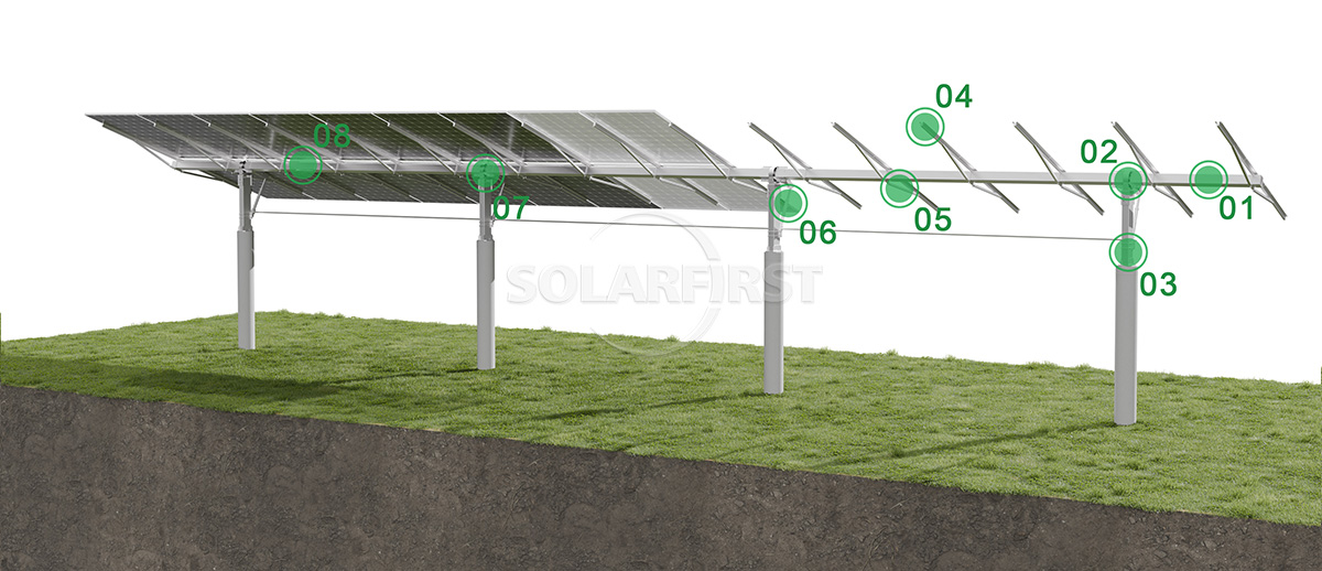 #0-50 degree tilt solar bracket