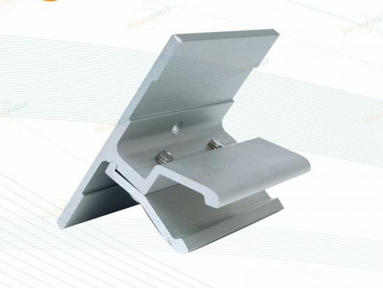 système de montage de toit de panneau solaire pince à joint debout
