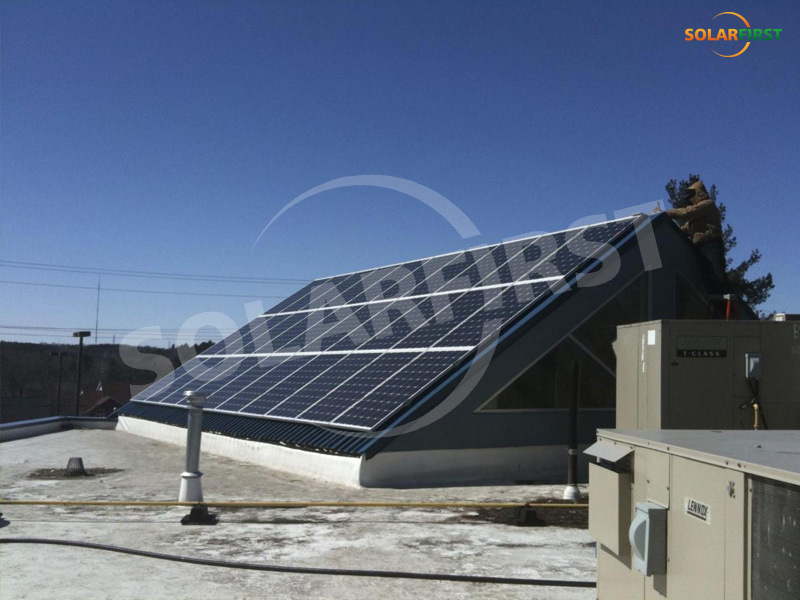 série de systèmes de montage solaire de toit - pinces métalliques
