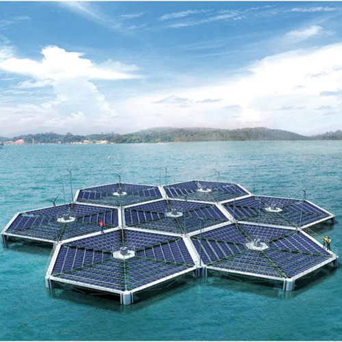 Système photovoltaïque de 20,5 mw d'eau au japon en 2017