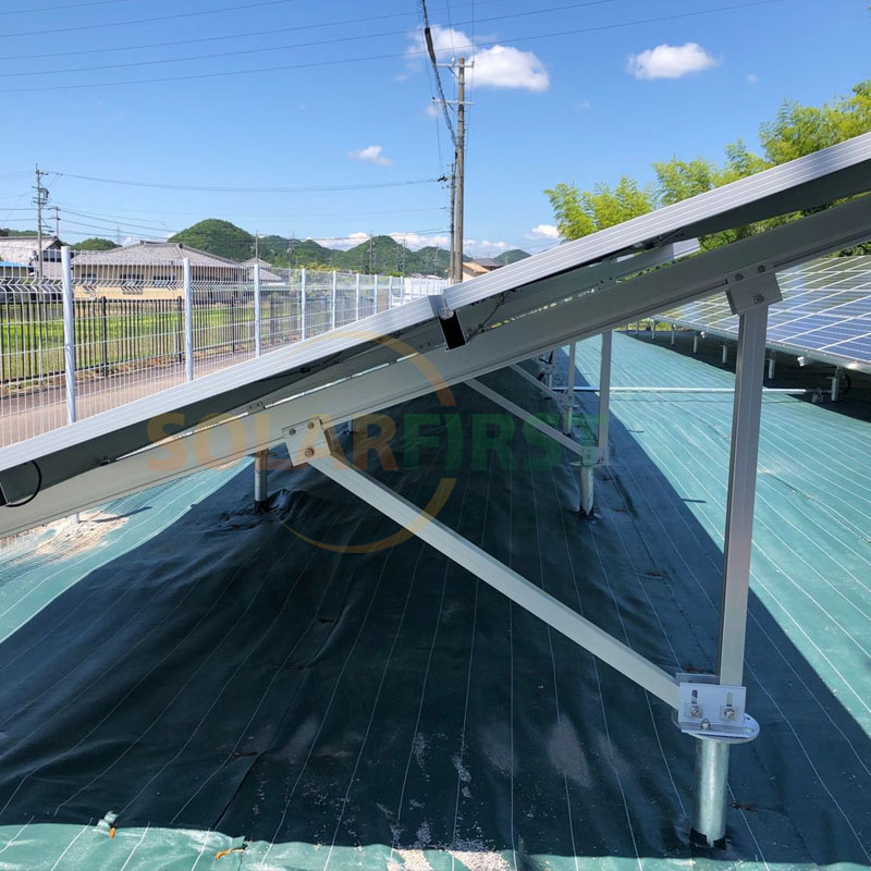 Projet de support en alliage d'aluminium moulu 199kw au Japon 2019