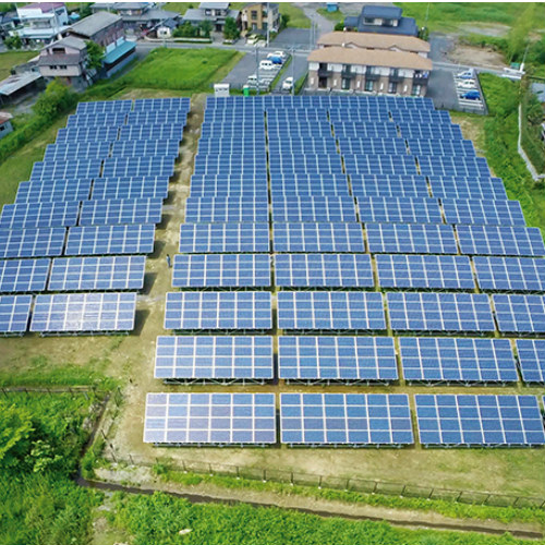 Projet solaire au sol de 2,6 mw situé au japon 2017