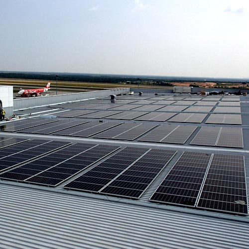 Projet de toiture en tôle solaire de 5,8 mw en amérique en 2016