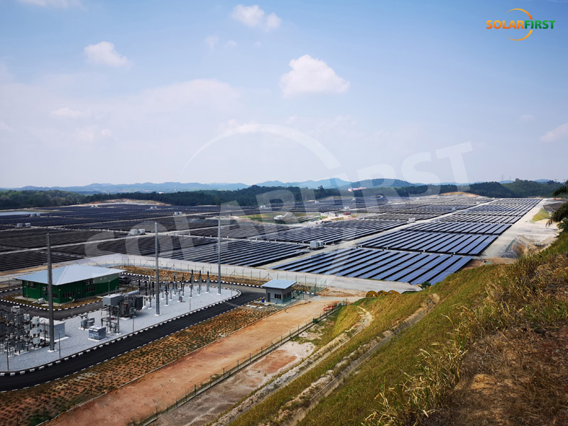 projet de centrale électrique au sol de 60 mwp en malaisie
