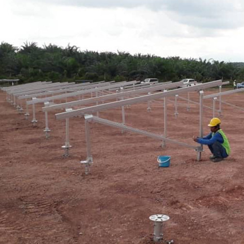 45MWp Vis de Pile Solaire au Sol de Montage de Projet en Malaisie 2020
