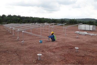 45MWp Vis de Pile Solaire au Sol de Montage de Projet en Malaisie 2020