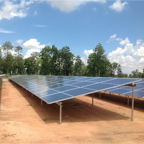 Centrale solaire de 4,3 mw située en Thaïlande 2017