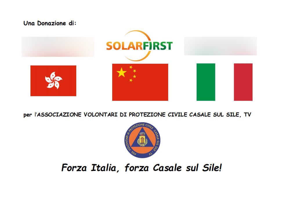 Solar présente d'abord des fournitures médicales à des partenaires et organisations étrangers