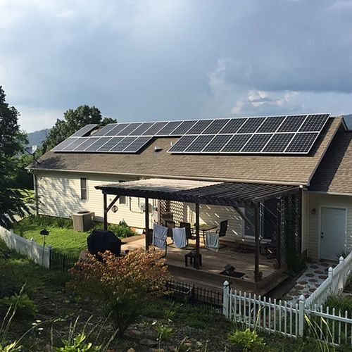 Projet de toiture de tuiles solaires de 1,05 mw situé en france en 2017